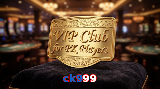 Main screen of Ck999 vip page for PK players